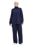 Medieval Blue Knit Suit - Khotwh